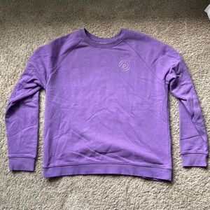 Peloton Purple Crewneck Sweater
